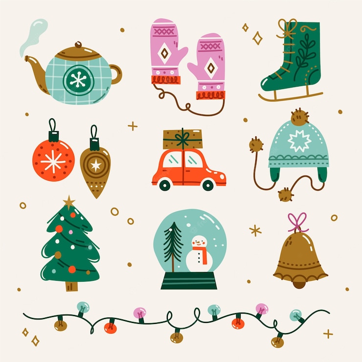 55+ Free Printable Christmas Stickers & Labels